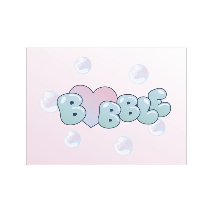 【通常配送】「BUBBLE」ホログラムステッカー