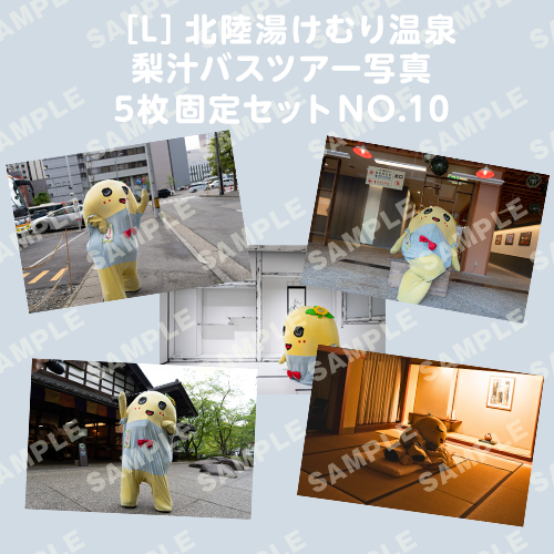 北陸湯けむり温泉梨汁バスツアー写真　L版5枚固定セットNO.10
