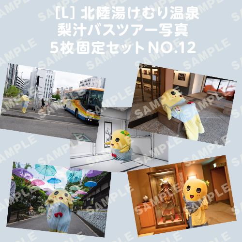 北陸湯けむり温泉梨汁バスツアー写真　L版5枚固定セットNO.12
