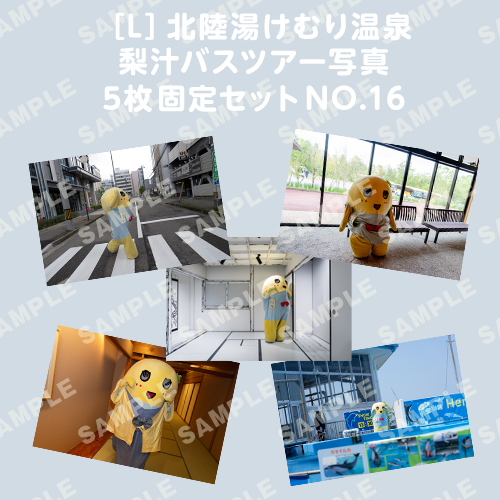 北陸湯けむり温泉梨汁バスツアー写真　L版5枚固定セットNO.16