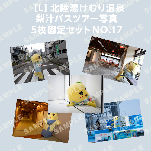 北陸湯けむり温泉梨汁バスツアー写真　L版5枚固定セットNO.17