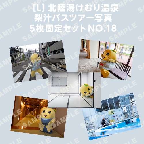 北陸湯けむり温泉梨汁バスツアー写真　L版5枚固定セットNO.18