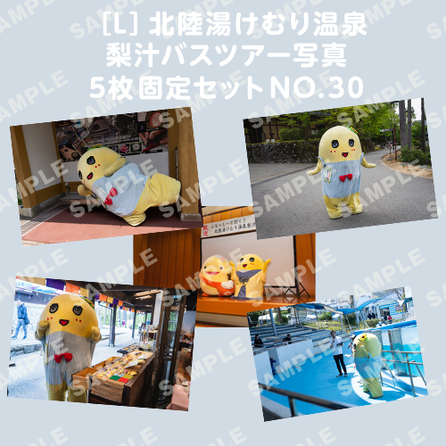 北陸湯けむり温泉梨汁バスツアー写真　L版5枚固定セットNO.30