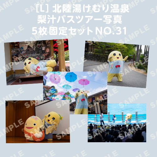 北陸湯けむり温泉梨汁バスツアー写真　L版5枚固定セットNO.31