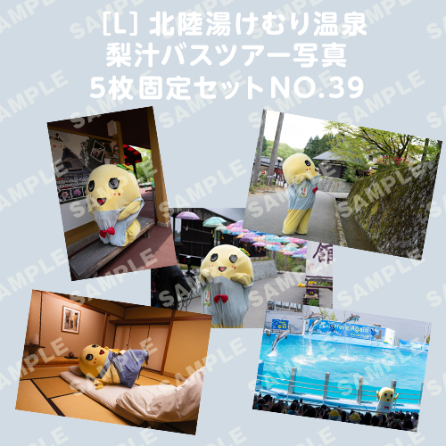 北陸湯けむり温泉梨汁バスツアー写真　L版5枚固定セットNO.39
