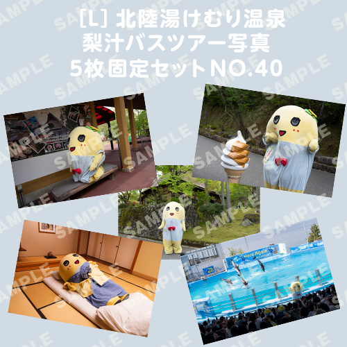 北陸湯けむり温泉梨汁バスツアー写真　L版5枚固定セットNO.40