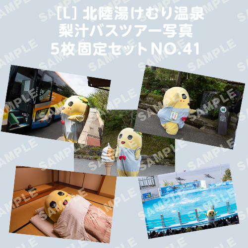 北陸湯けむり温泉梨汁バスツアー写真　L版5枚固定セットNO.41