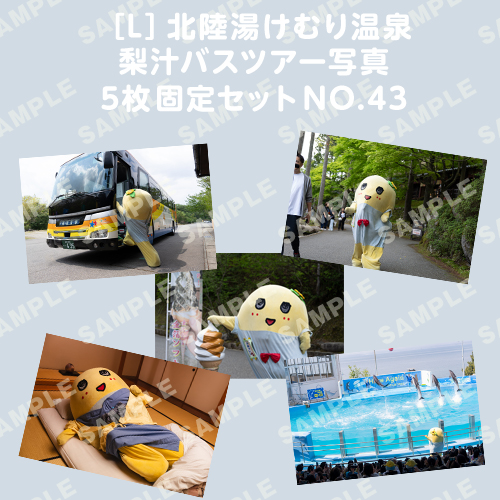 北陸湯けむり温泉梨汁バスツアー写真　L版5枚固定セットNO.43