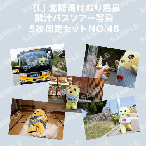 北陸湯けむり温泉梨汁バスツアー写真　L版5枚固定セットNO.48