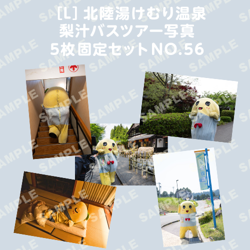 北陸湯けむり温泉梨汁バスツアー写真　L版5枚固定セットNO.56