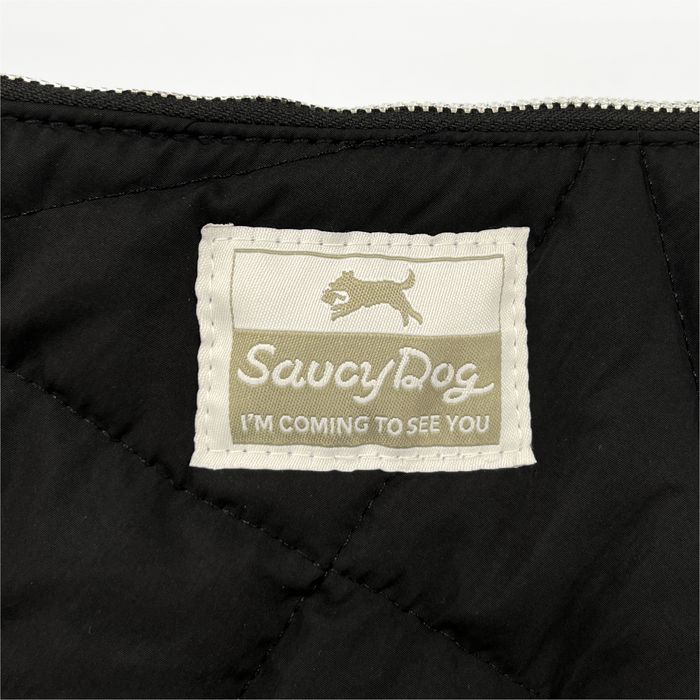 Saucy Dog キルティングバッグ/ブラック