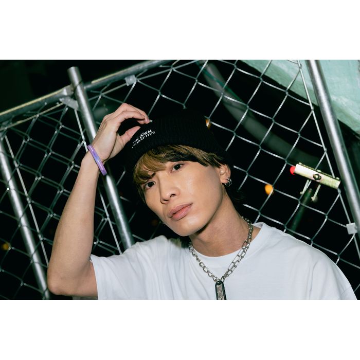 目玉ロゴニットキャップ