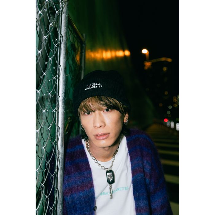 目玉ロゴニットキャップ