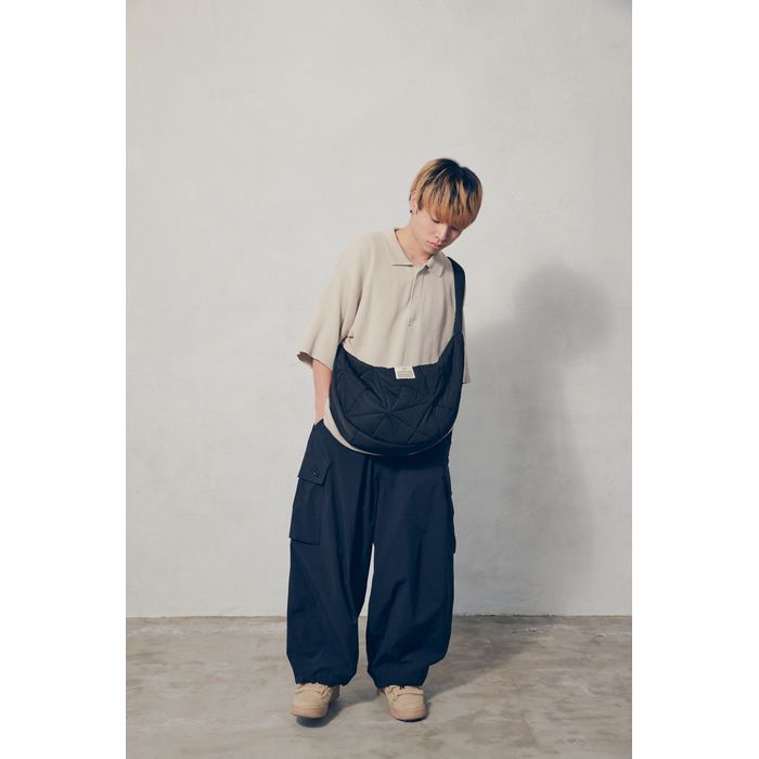 Saucy Dog キルティングバッグ/ブラック