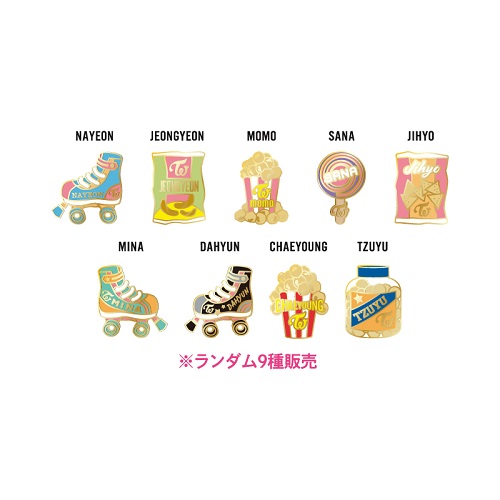 TWICE JAPAN 8th SINGLE『Kura Kura』リリース記念グッズ ランダムピンバッチ