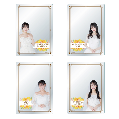 STU48 ランダム個別アクリルカード(ウエディングドレス)