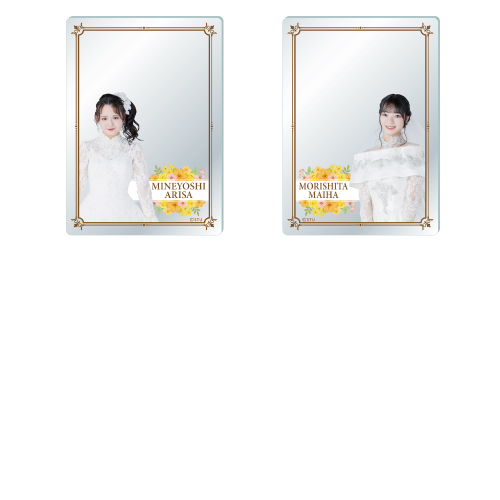 STU48 ランダム個別アクリルカード(ウエディングドレス)