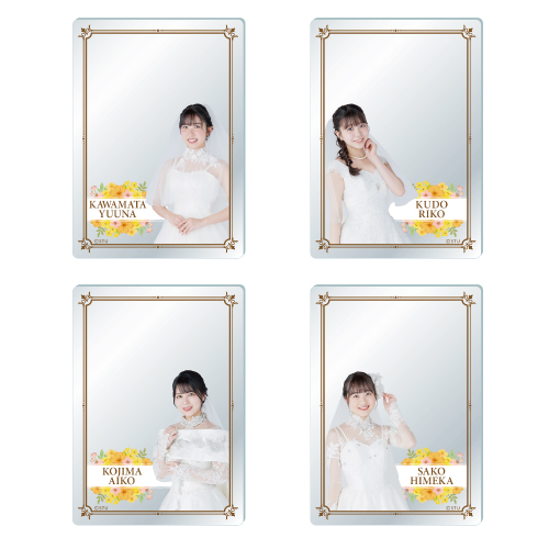 STU48 ランダム個別アクリルカード(ウエディングドレス)