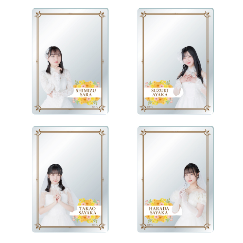 STU48 ランダム個別アクリルカード(ウエディングドレス)