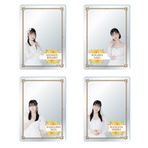 STU48 ランダム個別アクリルカード(ウエディングドレス)