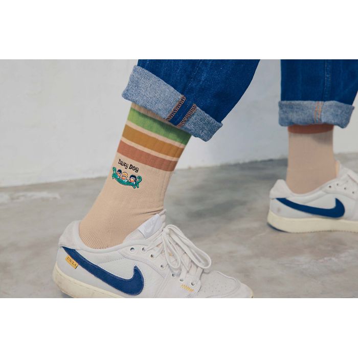 Saucy Dog × ナガスギルイヌ(graniph)ソックス