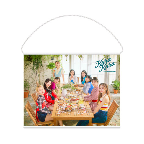 TWICE JAPAN 8th SINGLE『Kura Kura』リリース記念グッズ タペストリー