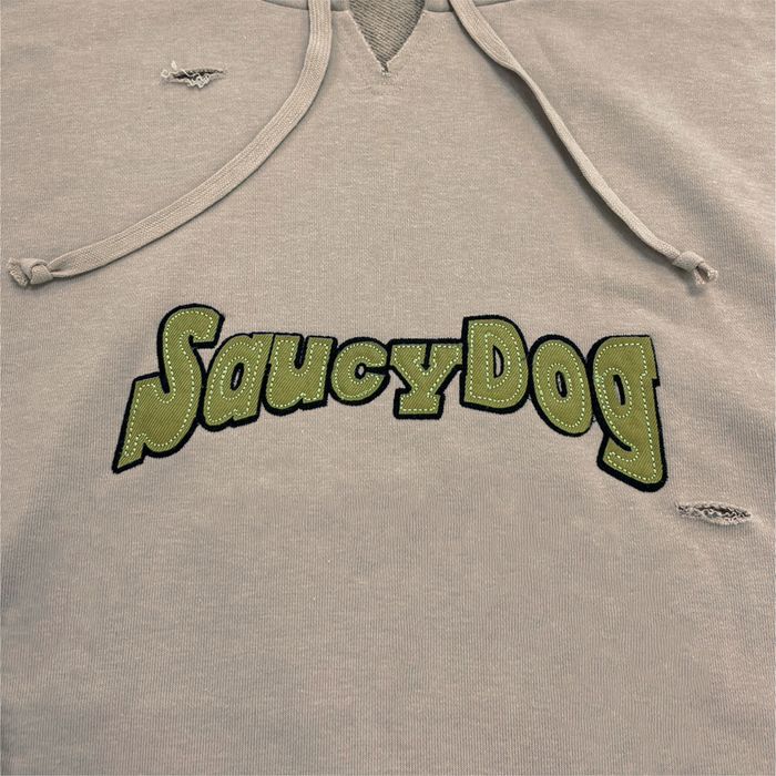 ダメージパーカー/ベージュ