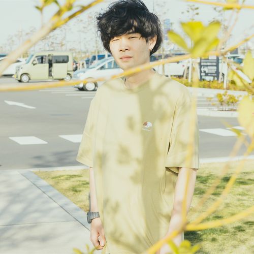 ミニわんこ刺繍Tシャツ/サーモンピンク