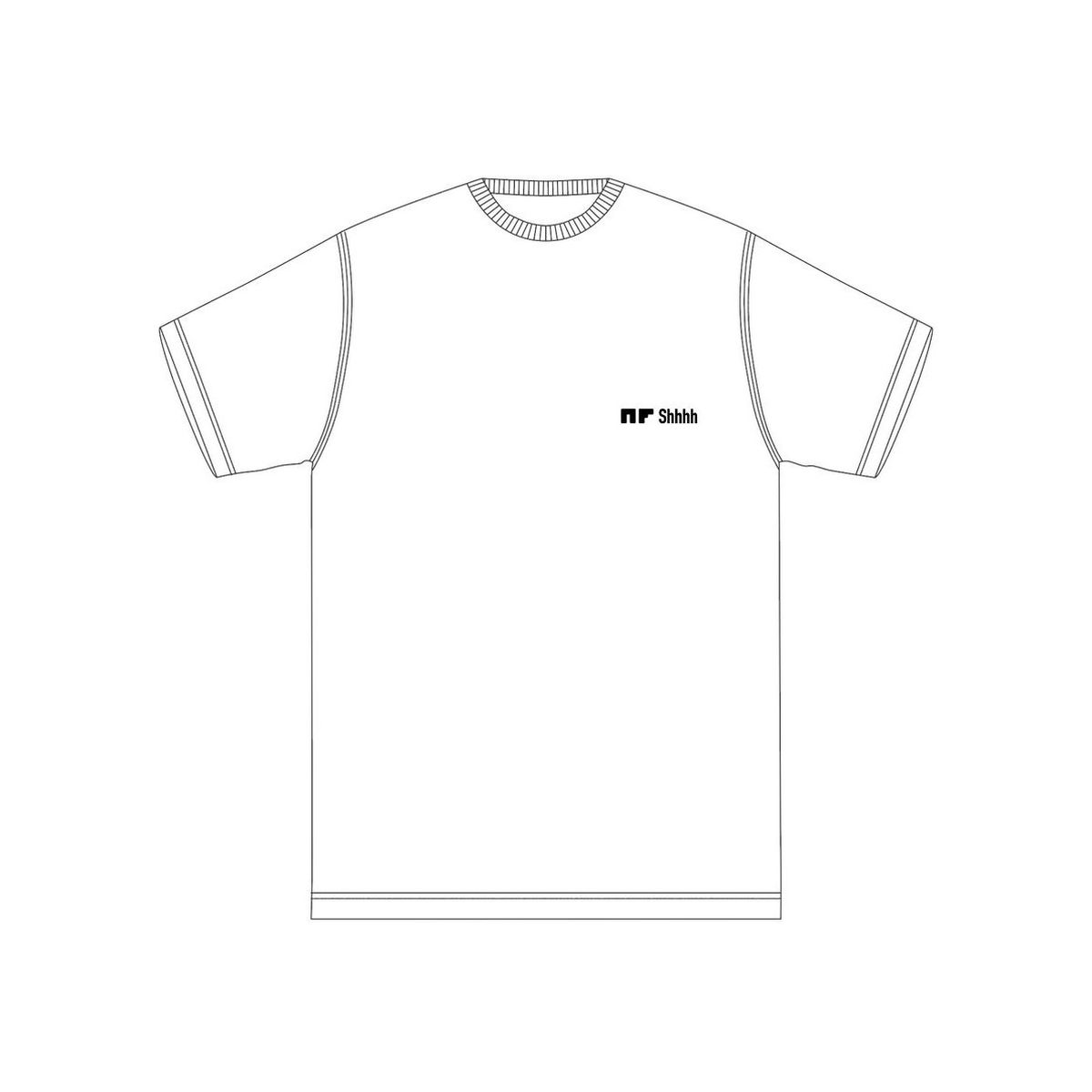 NF Shhhh TEE/White