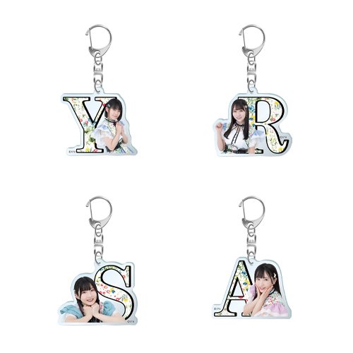 STU48 個別イニシャルアクリルキーホルダー(ボタニカル)