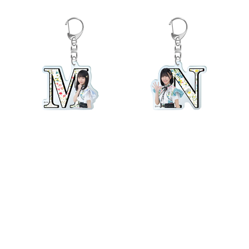 STU48 個別イニシャルアクリルキーホルダー(ボタニカル)