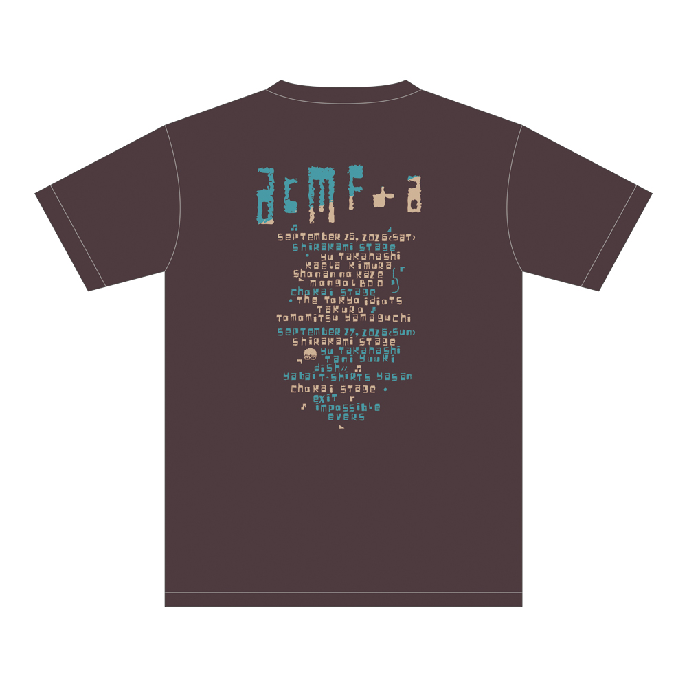 2026秋田フェス Tシャツ(ココア)