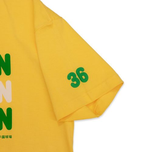 【6】何わろてんねん Tシャツ/イエロー