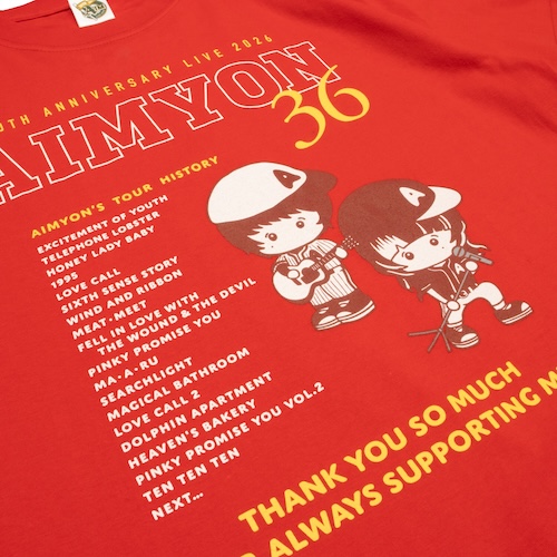 【12】東西南北 みょん歴 Tシャツ/レッド