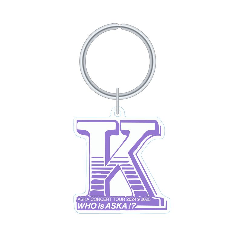 【ASKA】『ASKA CONCERT TOUR 2024≫2025 -Who is ASKA !?-』ランダムアクリルキーホルダー(全12種)