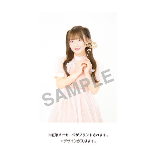 池田楓　生誕記念Tシャツ＆メッセージ入り生写真（2026年7月度）