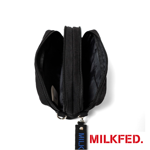 MILKFED. x BLUE ENCOUNT W ZIP POUCH