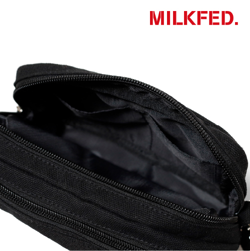 MILKFED. x BLUE ENCOUNT W ZIP POUCH
