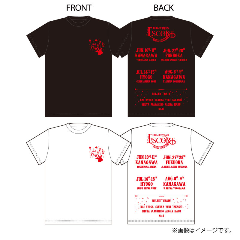 【会場受取】ESCORT T-shirt【Red】