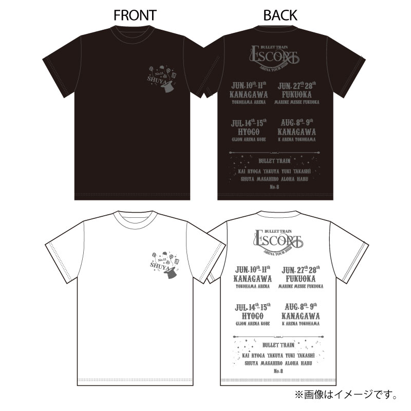 [超特急]ESCORT T-shirt【Charcoal】