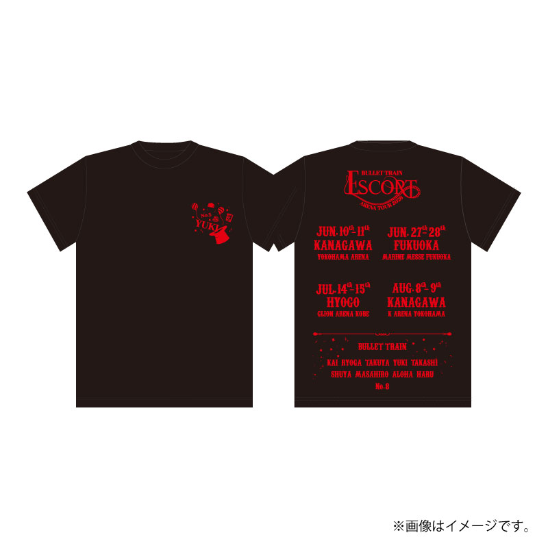 【会場受取】ESCORT T-shirt【Red】