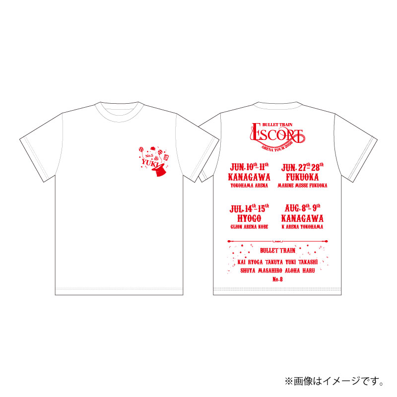【会場受取】ESCORT T-shirt【Red】