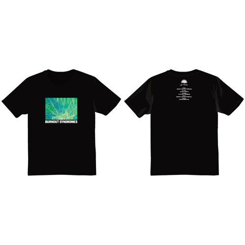【BURNOUT SYNDROMES】孔雀　Tシャツ(黒)