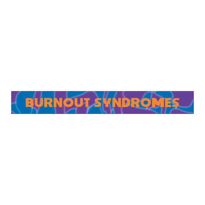 【BURNOUT SYNDROMES】20th Anniversary ラバーバンド/ブルー×パープル