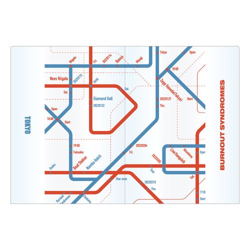 【BURNOUT SYNDROMES】『TOKYO』クリアファイル