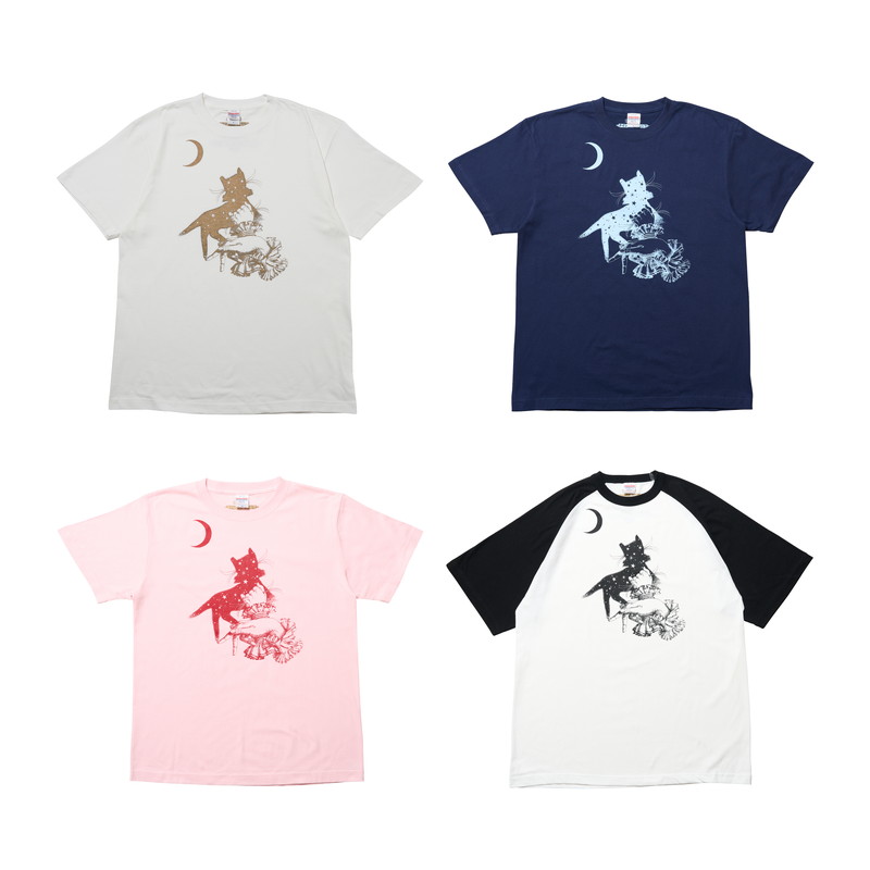 夢遊猫Tシャツ【BUCK∞TICK TOUR 2025 -ナイショの薔薇の下-】
