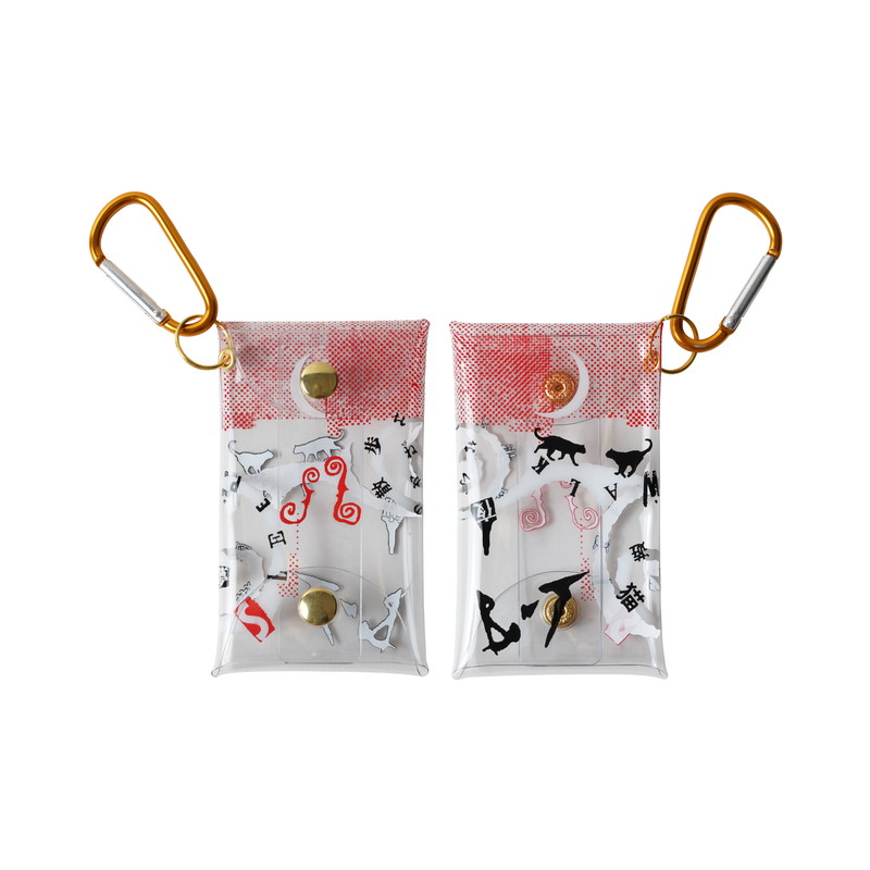 今井プロデュース：SLEEPWALK CAT∞クリアポーチ【BUCK∞TICK TOUR 2025 -ナイショの薔薇の下-】