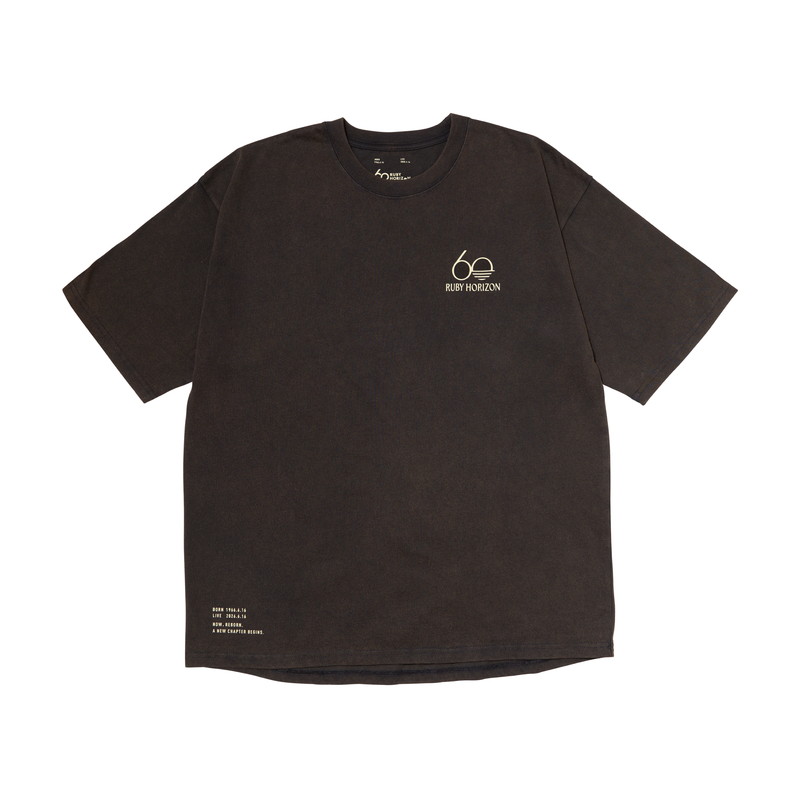Ruby Horizon 60 ダメージTシャツ [BLACK]