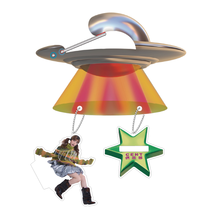 【セントチヒロ・チッチ】キャトるチッチとUFOカラビナ