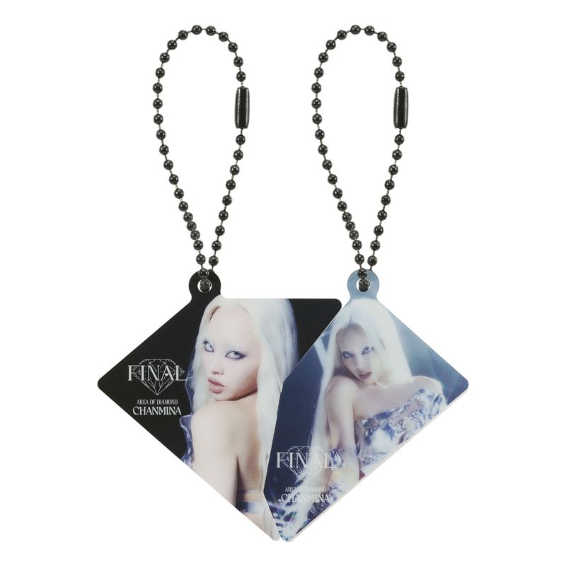 AODF DIAMOND TOGETHER KEYCHAINS(BLACK)